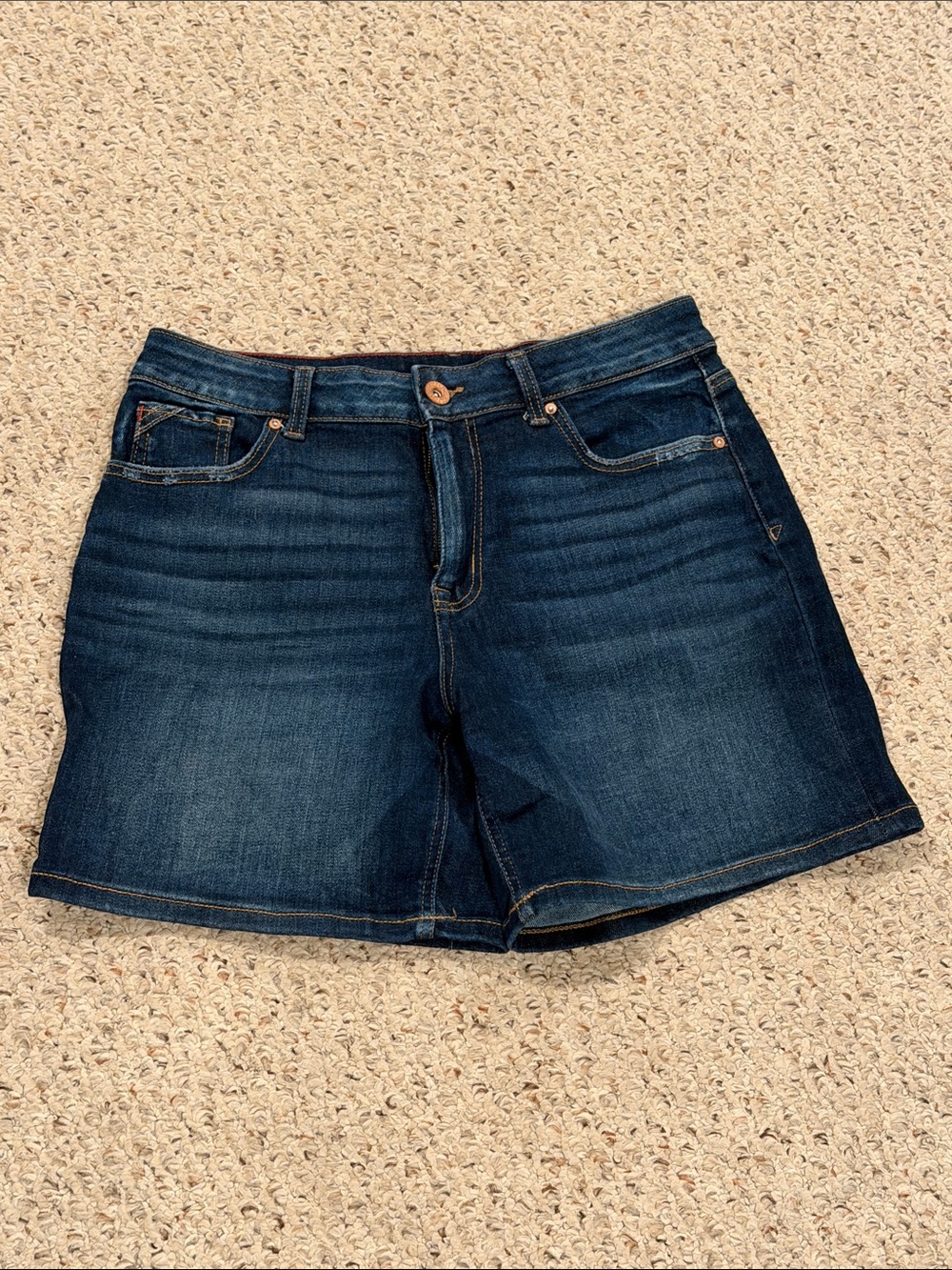 Edgely Dark Wash Denim Jean Shorts